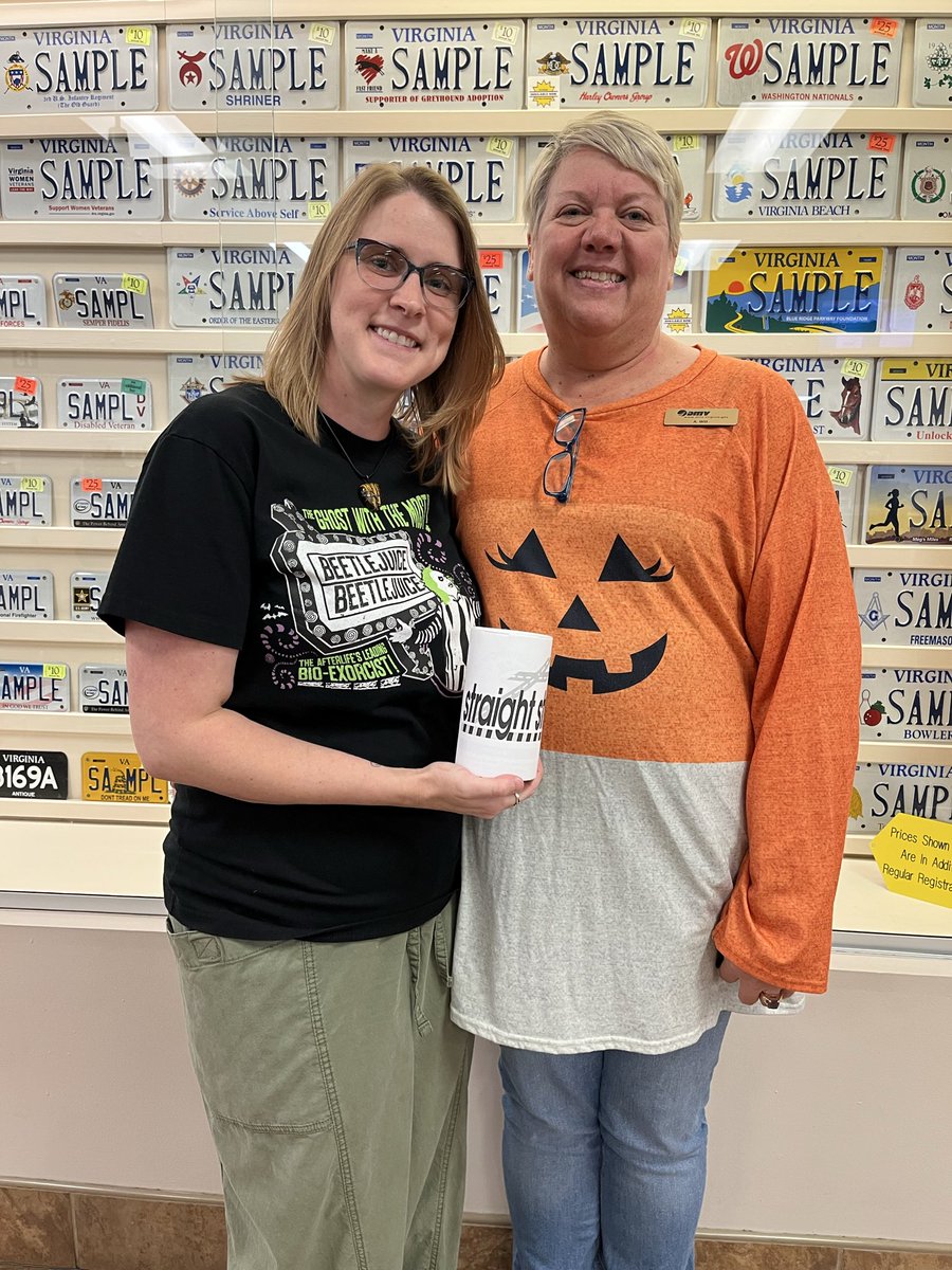 str8st's tweet image. Thank you April Witt and Erin with the DMV for sharing about Straight Street and raising support for the ministry!