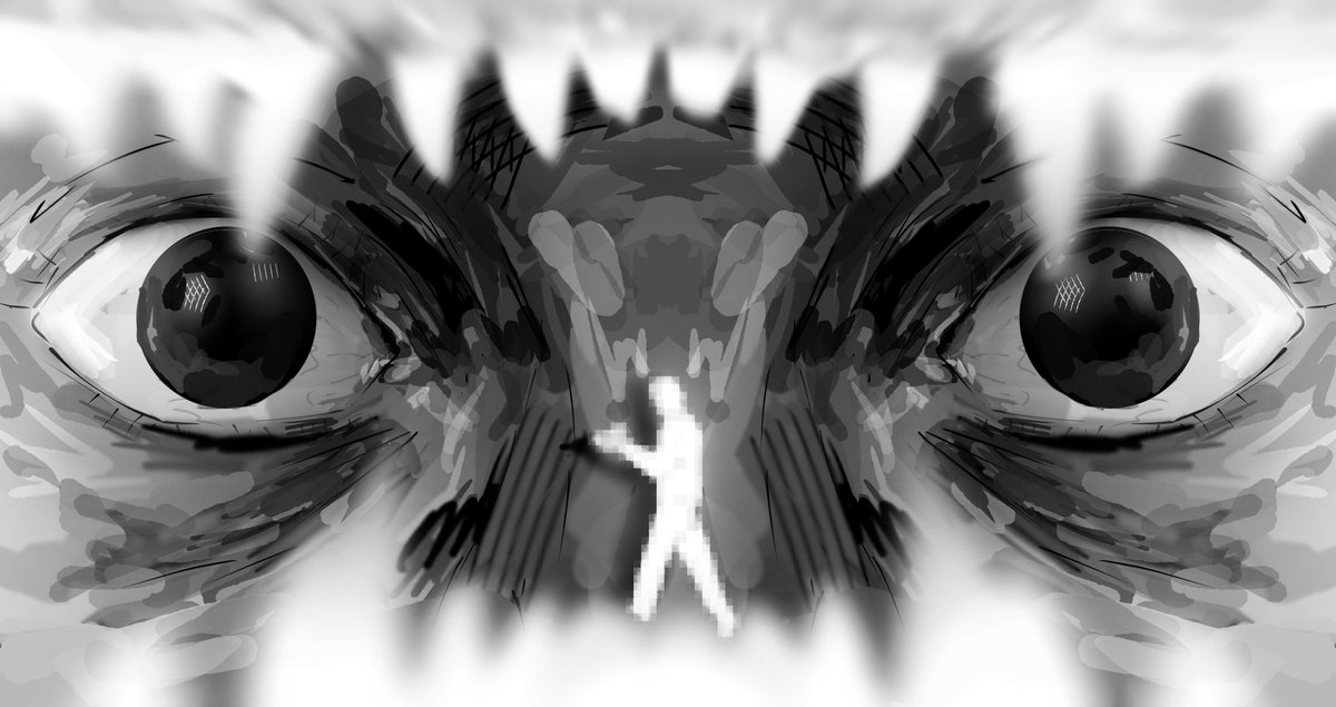 jimmysfate's tweet photo. day 6 - blind / beast. #jimweek #mouthwashingjimmy @dailyjimmyzare https://t.co/XCtE2z9HcN