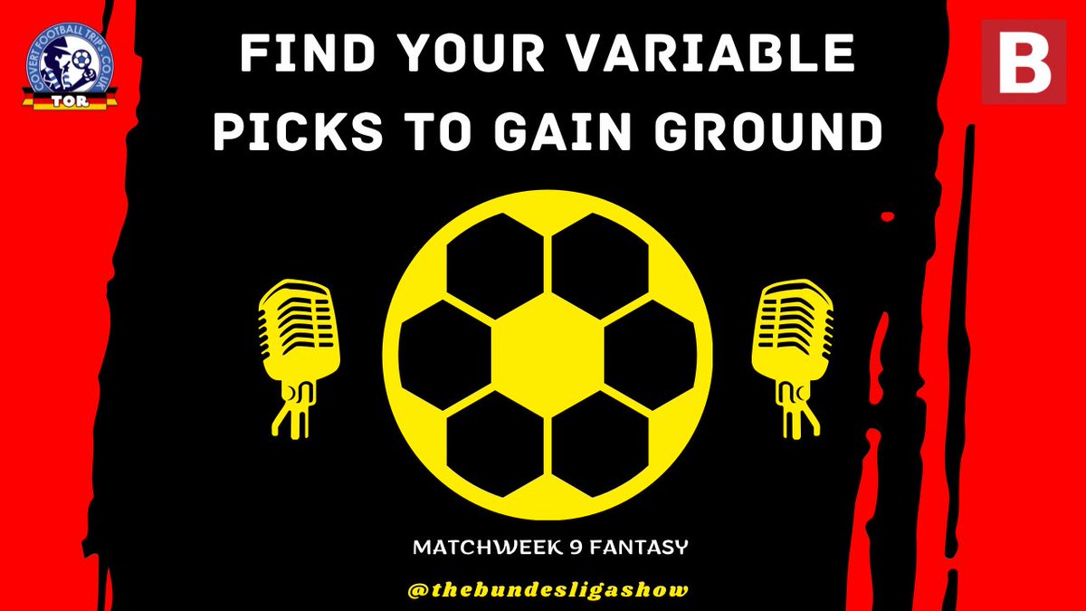 MW9 Fantasy Football Show 📹🎙️

Tomorrow morning <a href="/runegjerulff/">Rune Gjerulff Petersen</a> returns with Rory to present all the best #BLFantasy tips and hints at 8:30am UK

This is another one off as we hope to return to a Thursday evening slot very soon! Enjoy with us then 😊

youtube.com/@thebundesliga…