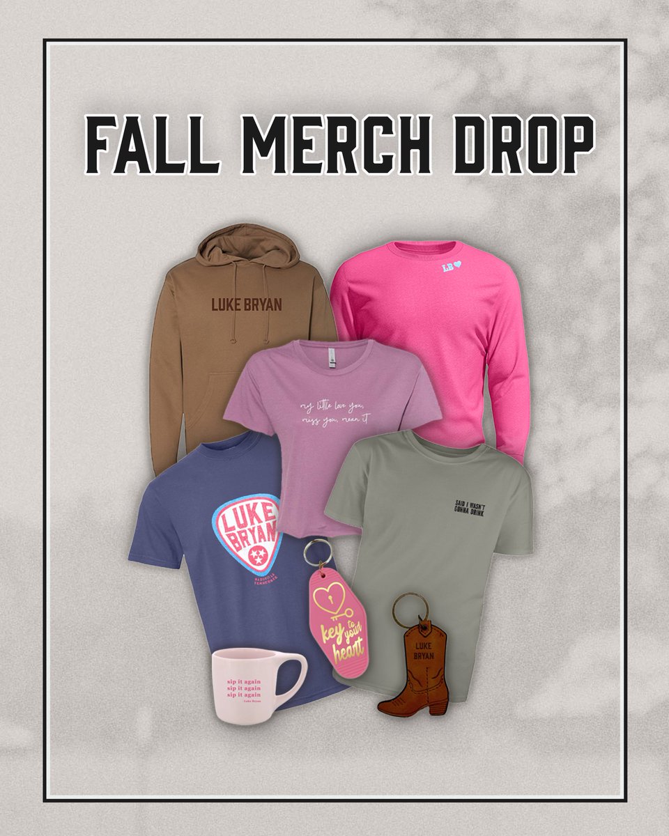 luke_bryan3003's tweet image. New merch available now! Get yours:
store.lukebryan.com/collections/fa…

-Team Luke
