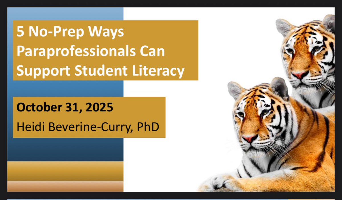 drheidibc's tweet image. During family-teacher conferences tomorrow afternoon, I get to work with a room full of talented and dedicated paraprofessionals! Students reap the benefits when schools invest in the learning and development of paras. 🖤🧡🤓
