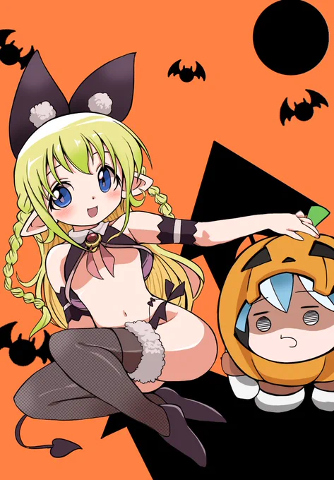 #ハロウィン と言ったら悪魔なので #悪魔のメムメムちゃん チュチュ