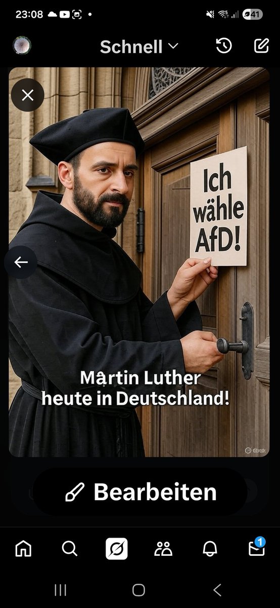 Der 31. Oktober ist Reformationstag.  1517 schlug Martin Luther seine 95 Thesen an die Türe der Schloßkirche zu Wittenberg an. Diese Thesen wendeten sich gegen den Ablasshandel, Betonung der Buse und Relativierung der kirchenamtlichen Autorität und Macht. Heute ist dazu zu sagen: