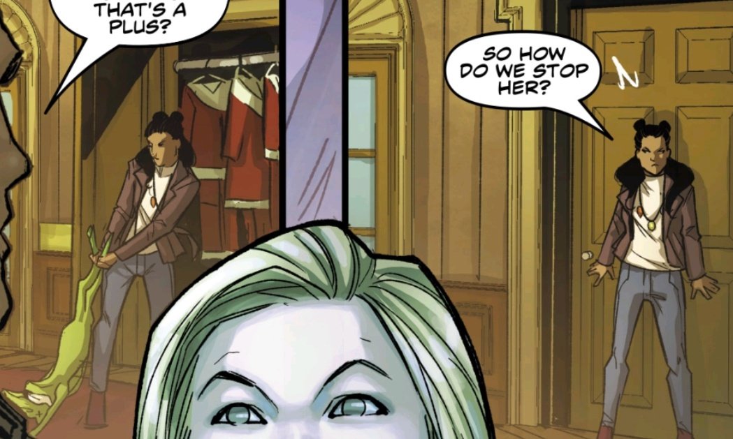 _LaraJenn's tweet image. Minha parte favorita em quadrinhos é quando os personagens estão minúsculo