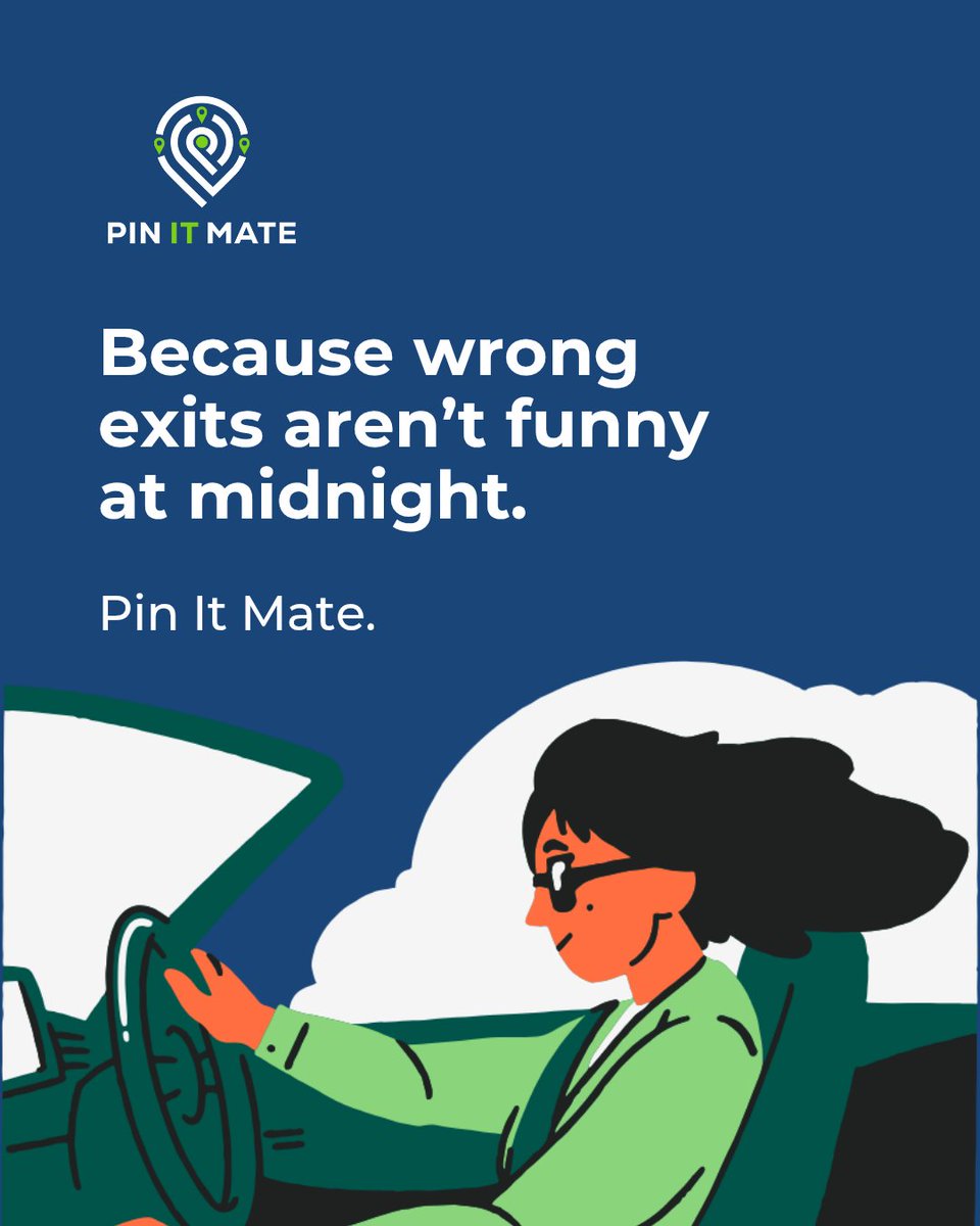 pinitmate's tweet image. Lost at noon? Mildly annoying. Lost at midnight? A nightmare. Pin It Mate recalculates in real-time, keeping night drives safe and stress-free.

#NightTravel #PinItMate #SafeTrips #SmartNavigation #RoadTripPlanner