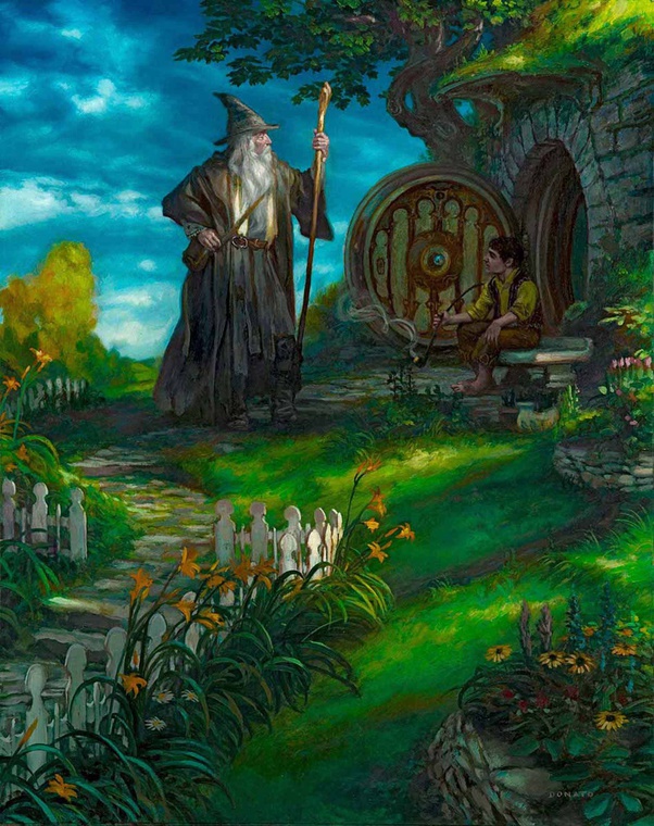 BeautyOfArda's tweet photo. Gandalf In The Shire 
🎨Donato Giancola https://t.co/MxRG8VU0Fn