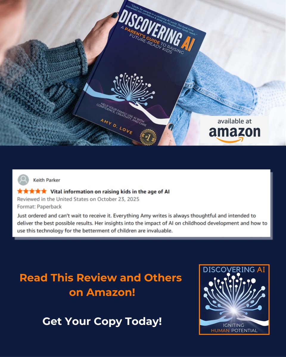 ⭐️⭐️⭐️⭐️⭐️ “Vital information on raising kids in the age of AI. Amy’s ...