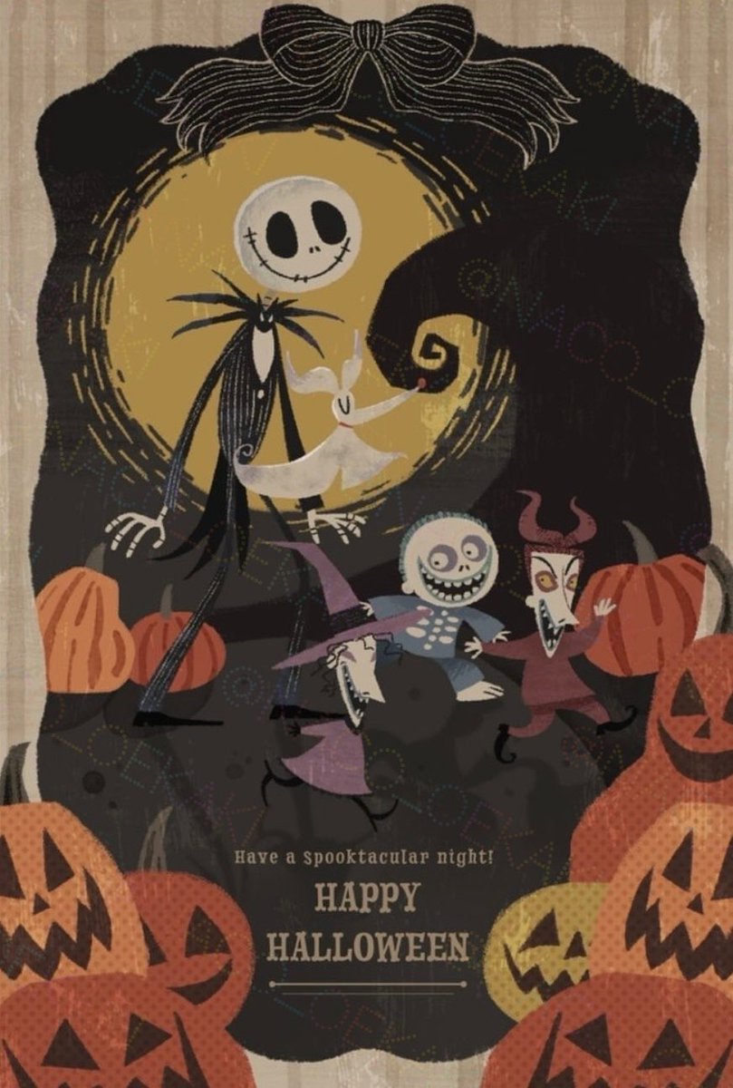 naco_oekaki's tweet image. 過去絵
ハッピーハロウィン🎃
今日の夜放送だね〜！

#ナイトメアービフォアクリスマス