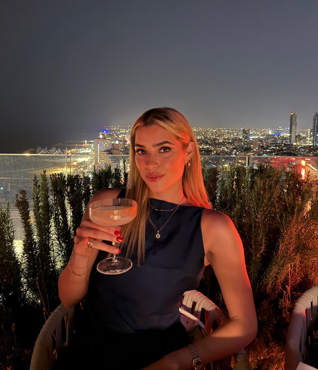 thedebralea's tweet image. Good evening from Tel Aviv 🥂🇮🇱