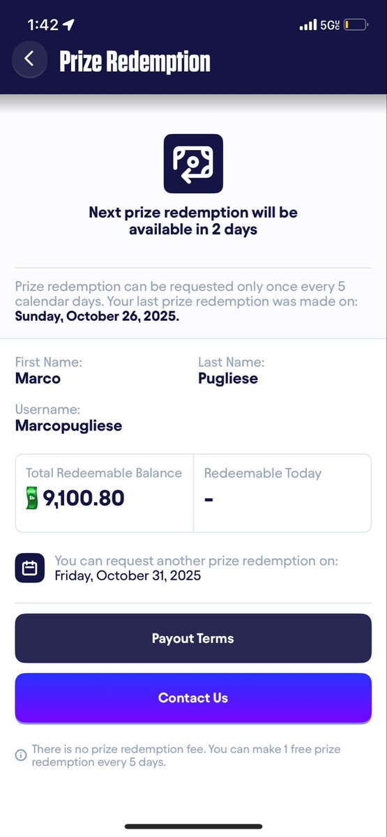 mplockss's tweet photo. How is this possible when I had a redeemable balance of 9.1 k BECAUSE I WENT THROUGH THE PLAY THROUGH @fliff @FliffSupport like you think this is a game but now you got some people who take money seriously and will do anything to get it. We will resolve this quickly hopefully. https://t.co/ubvORnMClq