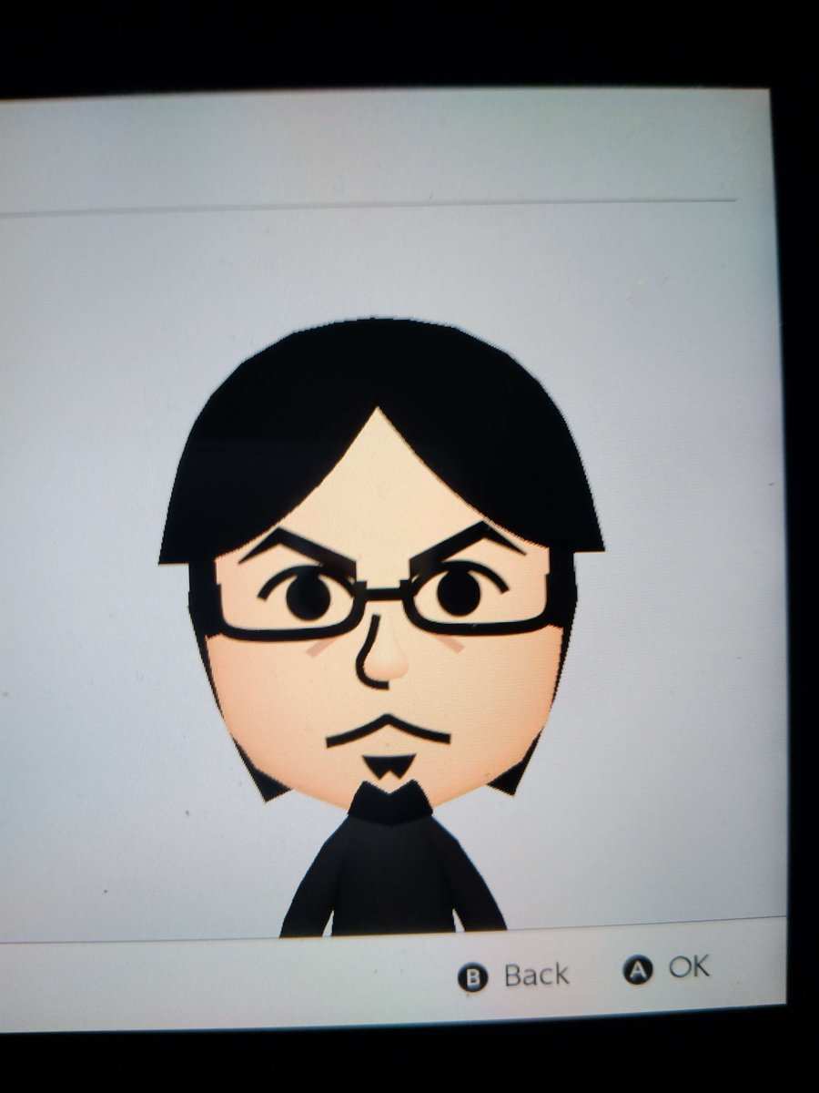 LazarusWR's tweet photo. My Mii on my switch (L) vs My Mii on my girlfriend's switch (R)... https://t.co/0OFChNP3L3