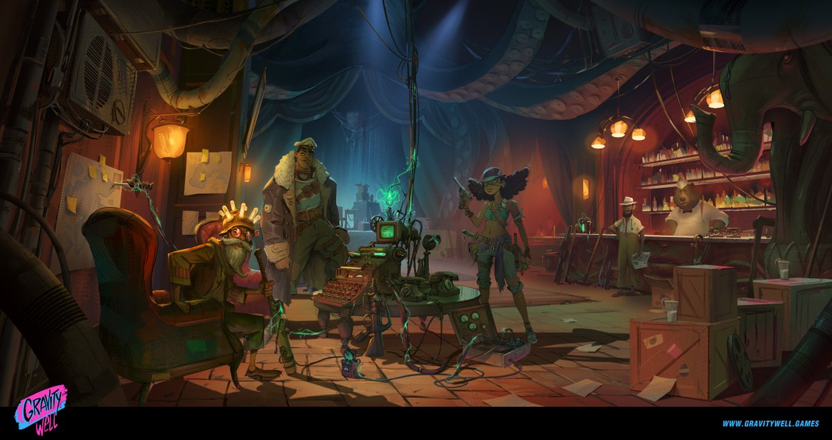 leslievdb's tweet image. Hi everyone , come work with us at Gravity Well on some fun characters 
We`re looking for someone with a love for stylized characters and the portfolio should reflect that. (see image for style)  
Link below 👇
excuse me if im a bit slower to respond to any dms that come in