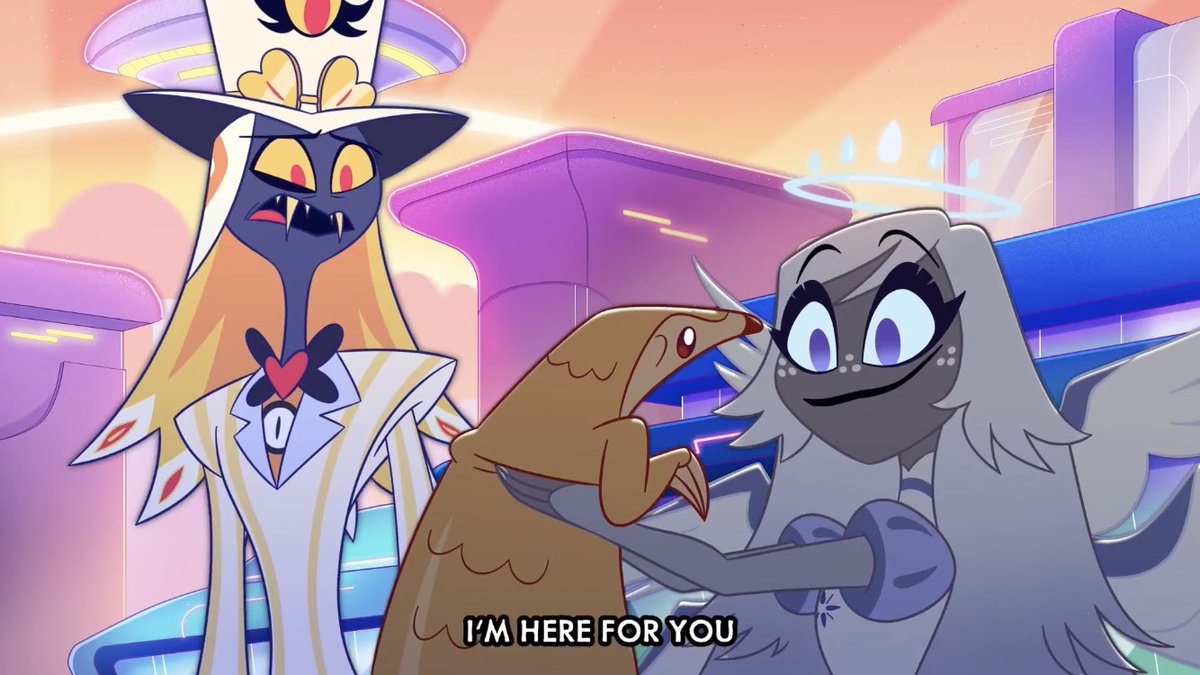 Screencaps from some shots I animated that were showcased in the Hazbin S2 trailers!