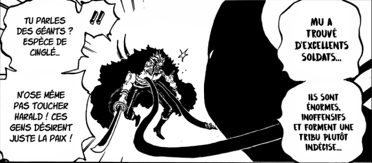 il a un pied dans la tombe mais il prend le temps de défendre de Harald

alors que ce dernier a tenté de le bicrave au gouvernement

ces fils de putes ne méritaient pas Xebec 

#ONEPIECE1164