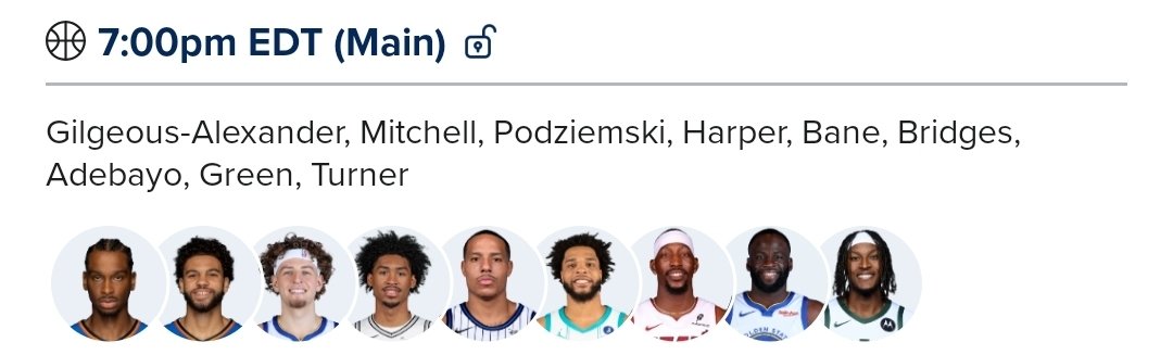 all4adfcaf's tweet image. Fd nba main slate lineup..