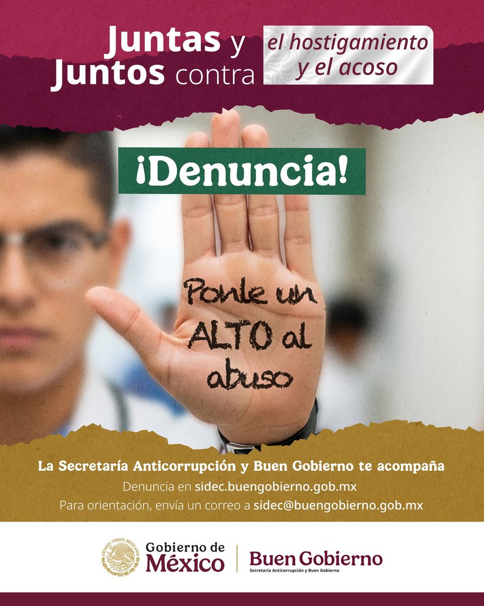 CIIDET's tweet image. Denuncia en el #SIDEC para ponerle un alto a los abusos en el ejercicio de la profesión médica.
#ContraHostigamientoYAcoso