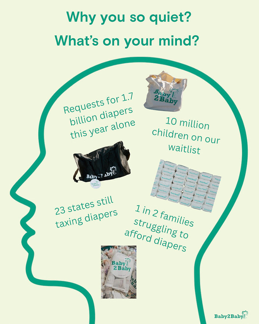 We’re proud to have distributed over half a billion essential items to children in need, but our work at Baby2Baby is just getting started. 💚