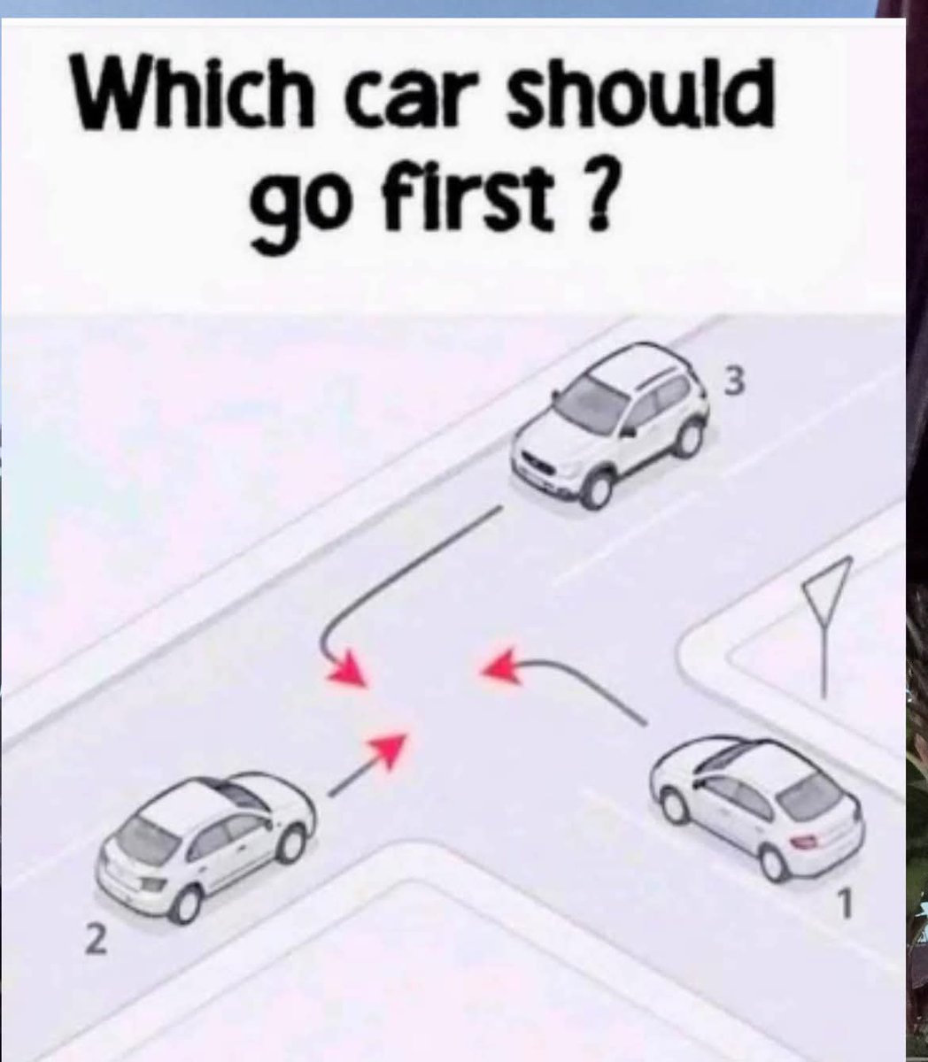 Which car should go first?