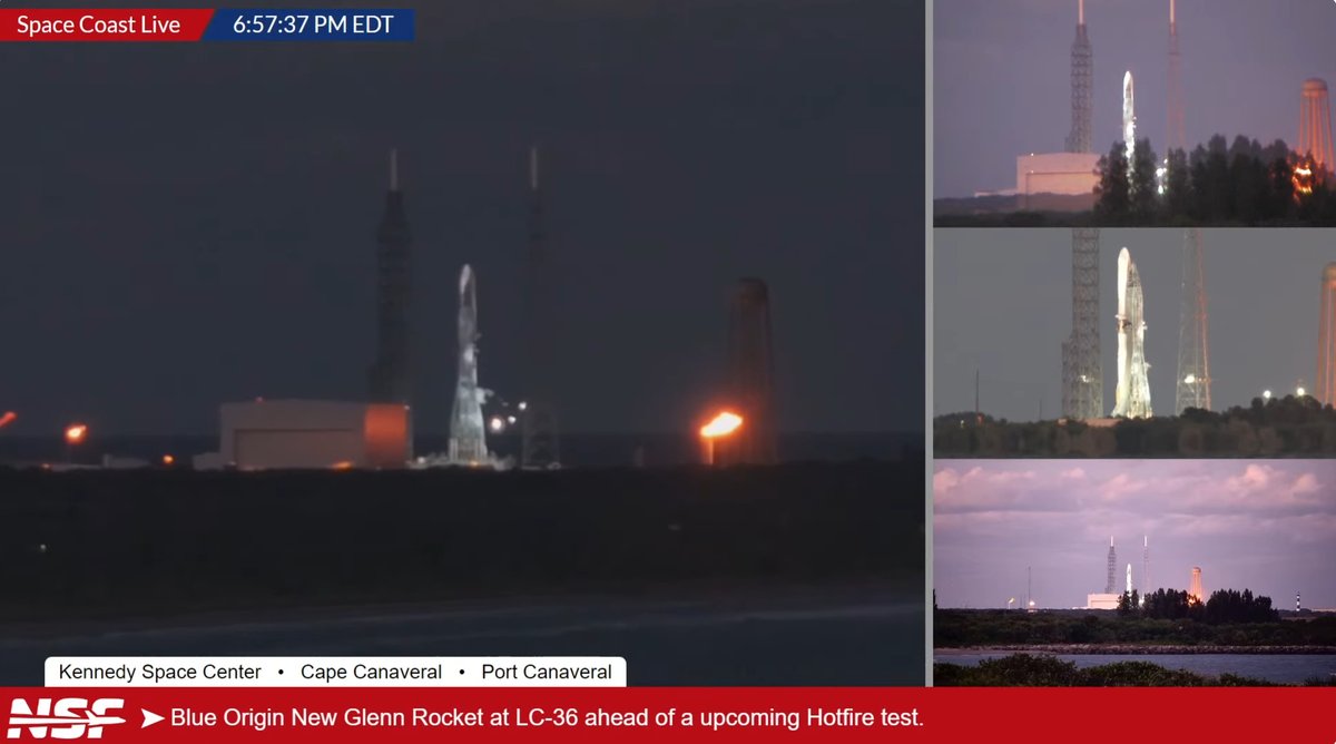 LIVE: Blue Origin New Glenn Static Fire attempt at SLC-36.

youtube.com/live/VcpLOKpsP…