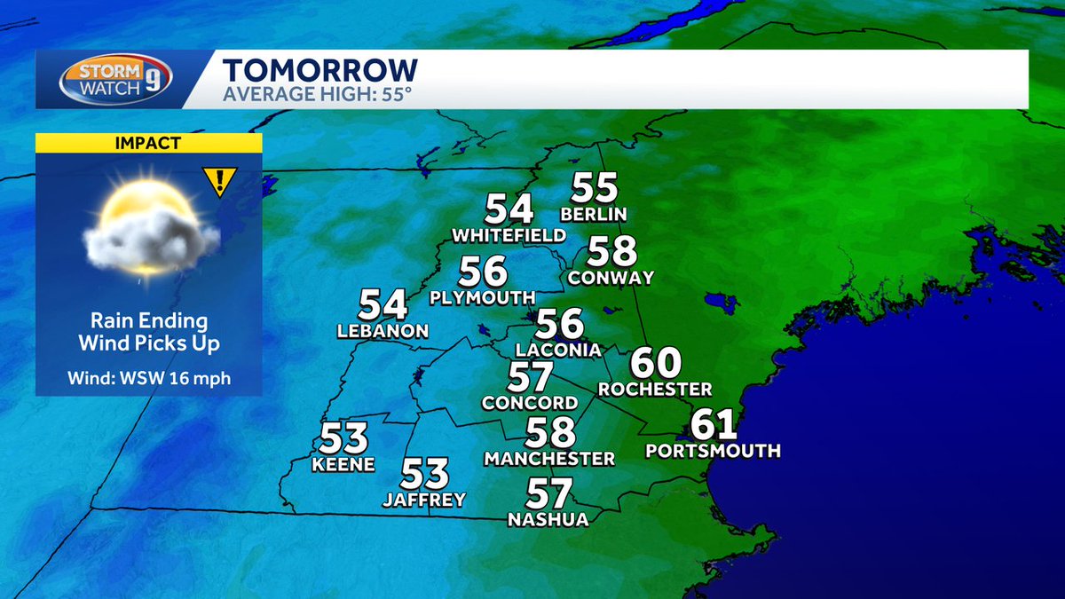 Tomorrow's forecast to help you plan ahead here #WMUR #NH #NHwx ->