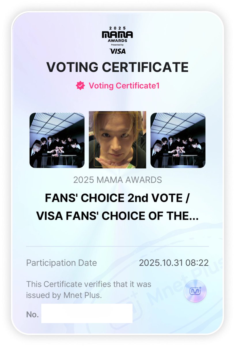 please RT and REPLY with the tags for enhypen + drop your voting proofs! ♡

I vote for #enhypen on #2025MAMAVOTE