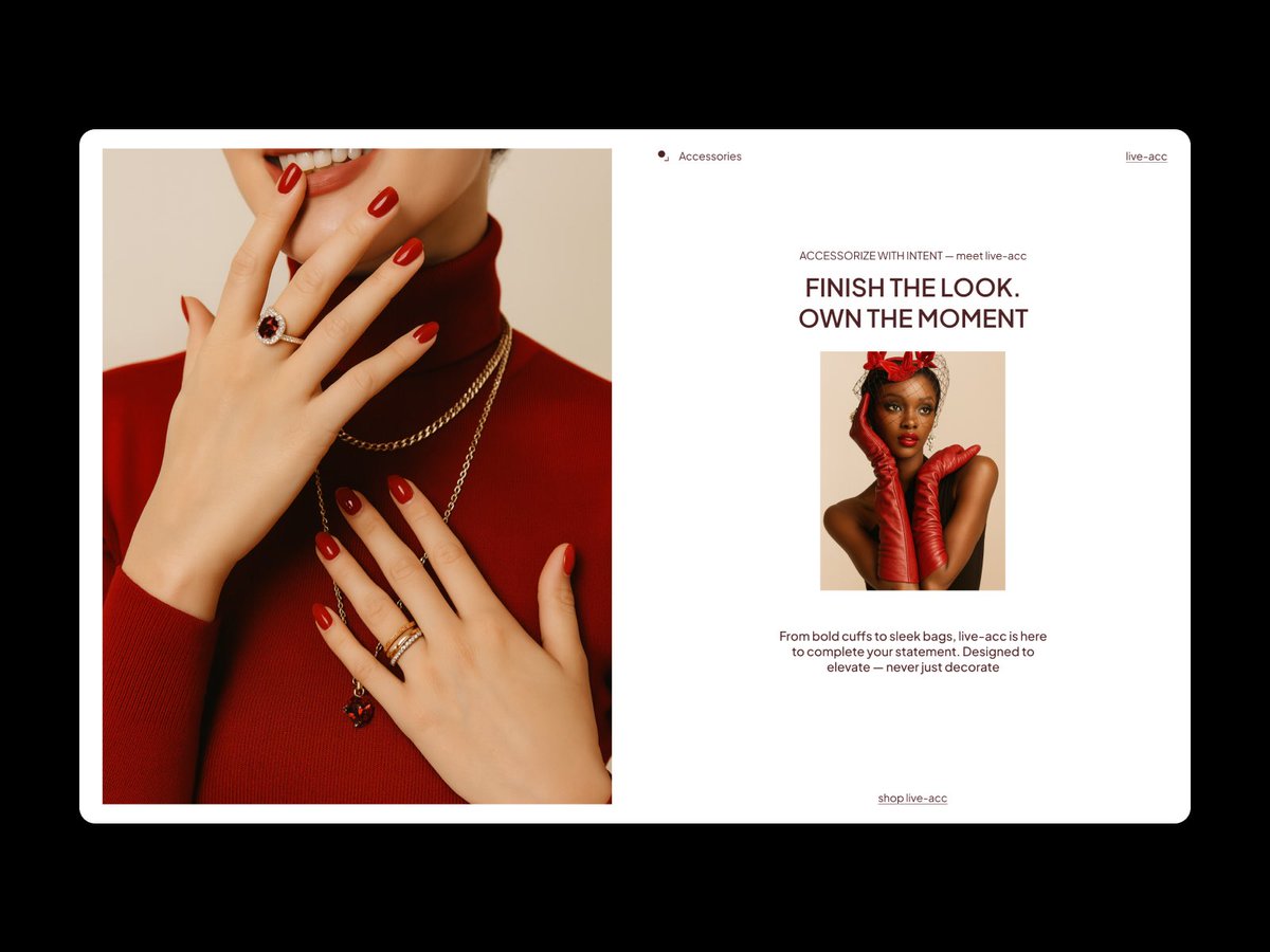 eloqwnt's tweet image. Fashion Brand Website Design