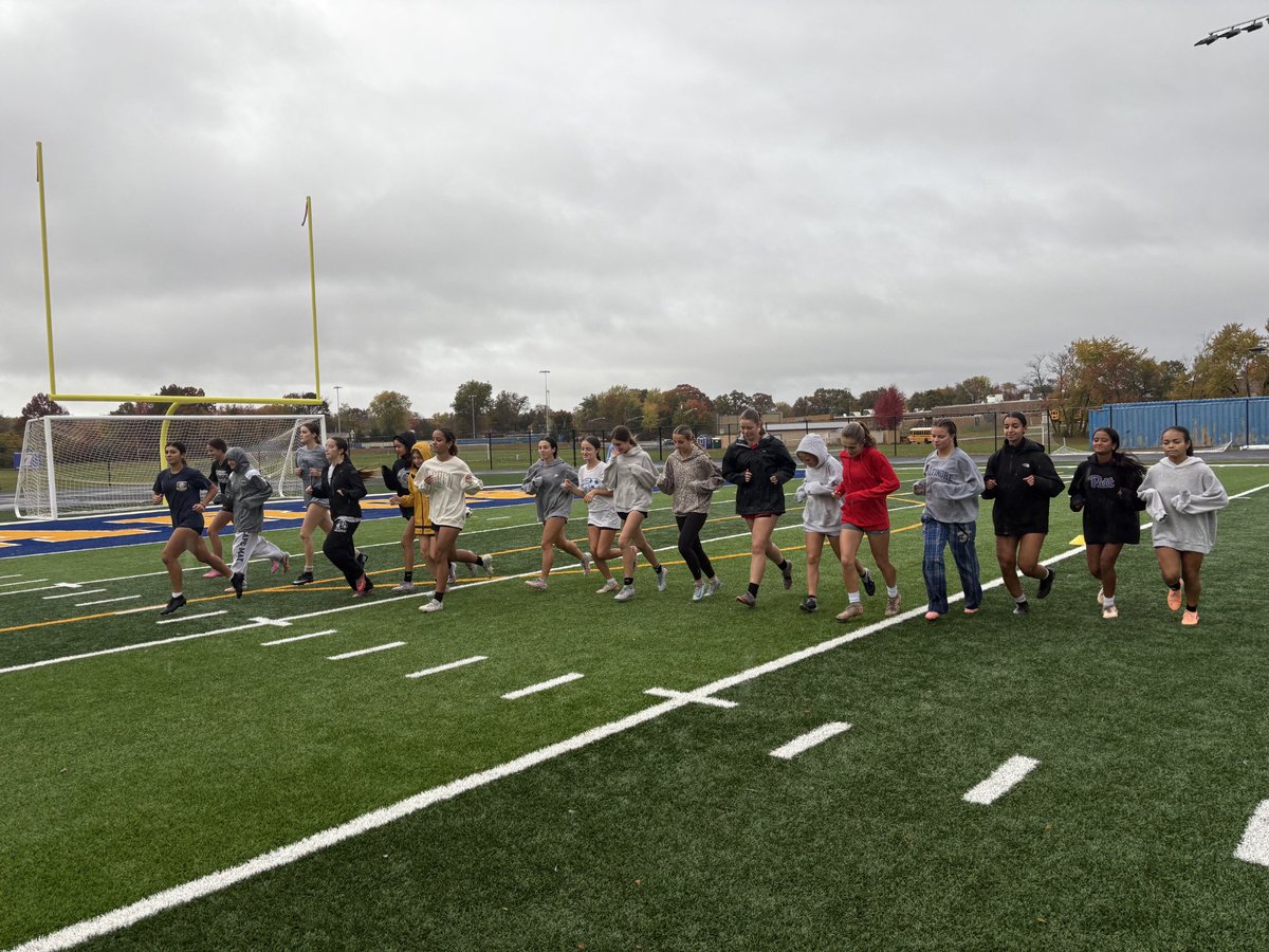 Weather is never an issue.  Getting ready for the program's 1st appearance in the GMC FINALS.   Go Chargers!