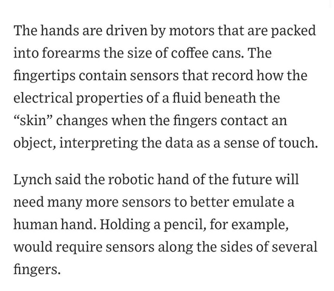 Robotics will have a lot of analog content, especially for the all important hands.

$TXN $ADI $NXPI $STM