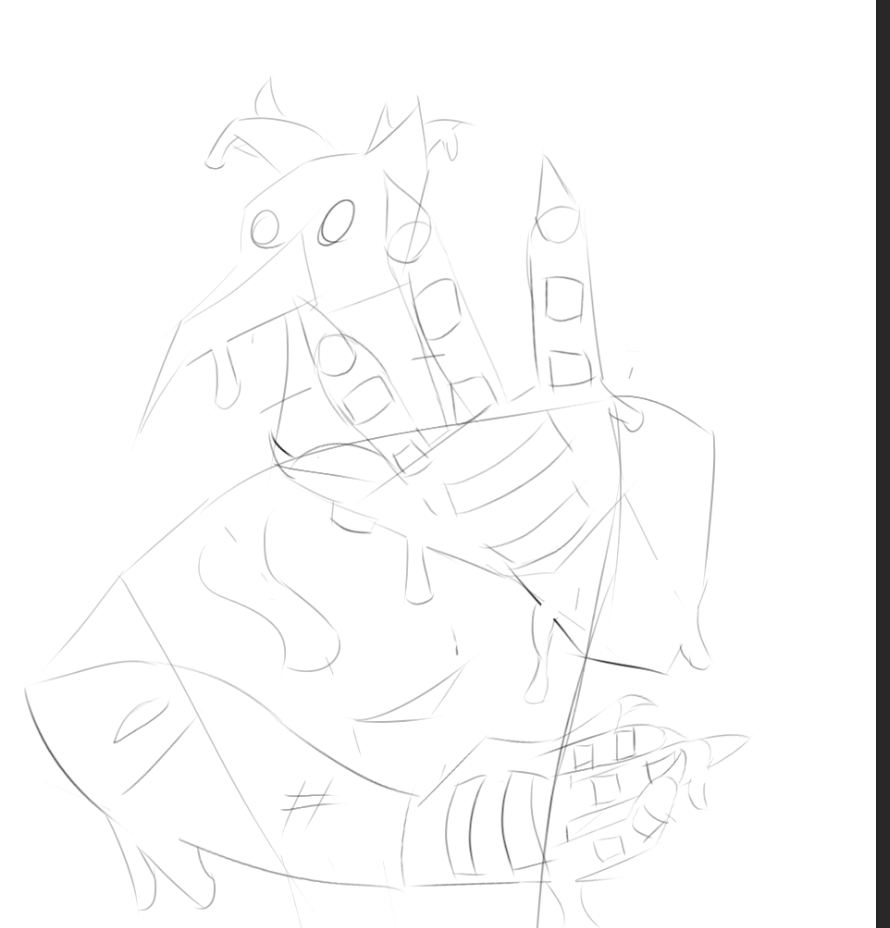 voidmik's tweet photo. #SLAYTOBER2025 #Slaytheprincess day 28                         19-thepose isn't to bad but her face is really bad              17-this one almost made me quit I barley drew one head and you want me to draw 3    26-Its Fantastic I didnt mean to put him in this pose https://t.co/SVLnLGLuF8