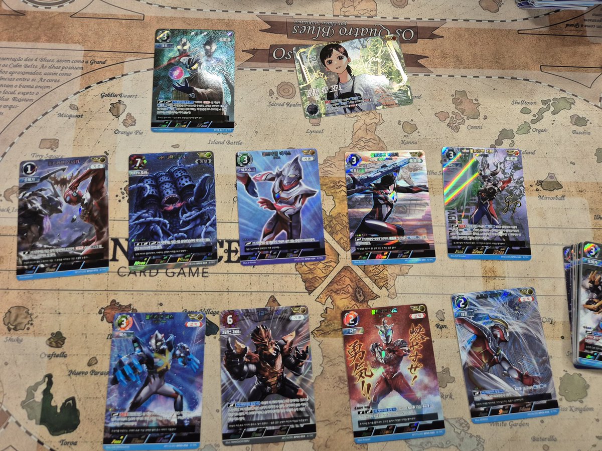 울트라맨 5탄 카드 판매
제로 RRR 및 AP 1.0
외계인,학자,그리고 나 ExP 4.5
대구직 가능합니다
#울트라맨카드게임