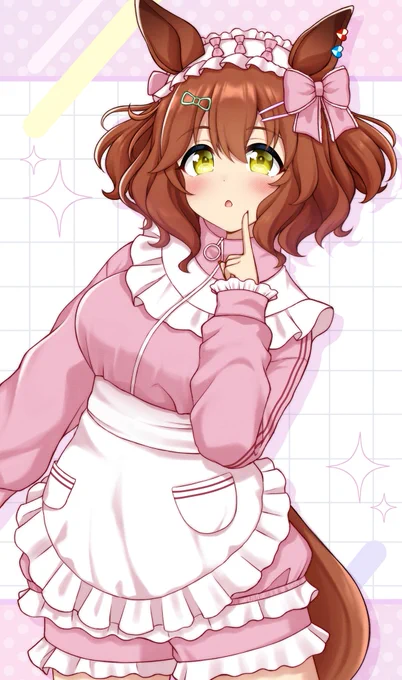 ジャージメイドなマーチャン #ウマ娘 #アストンマーチャン