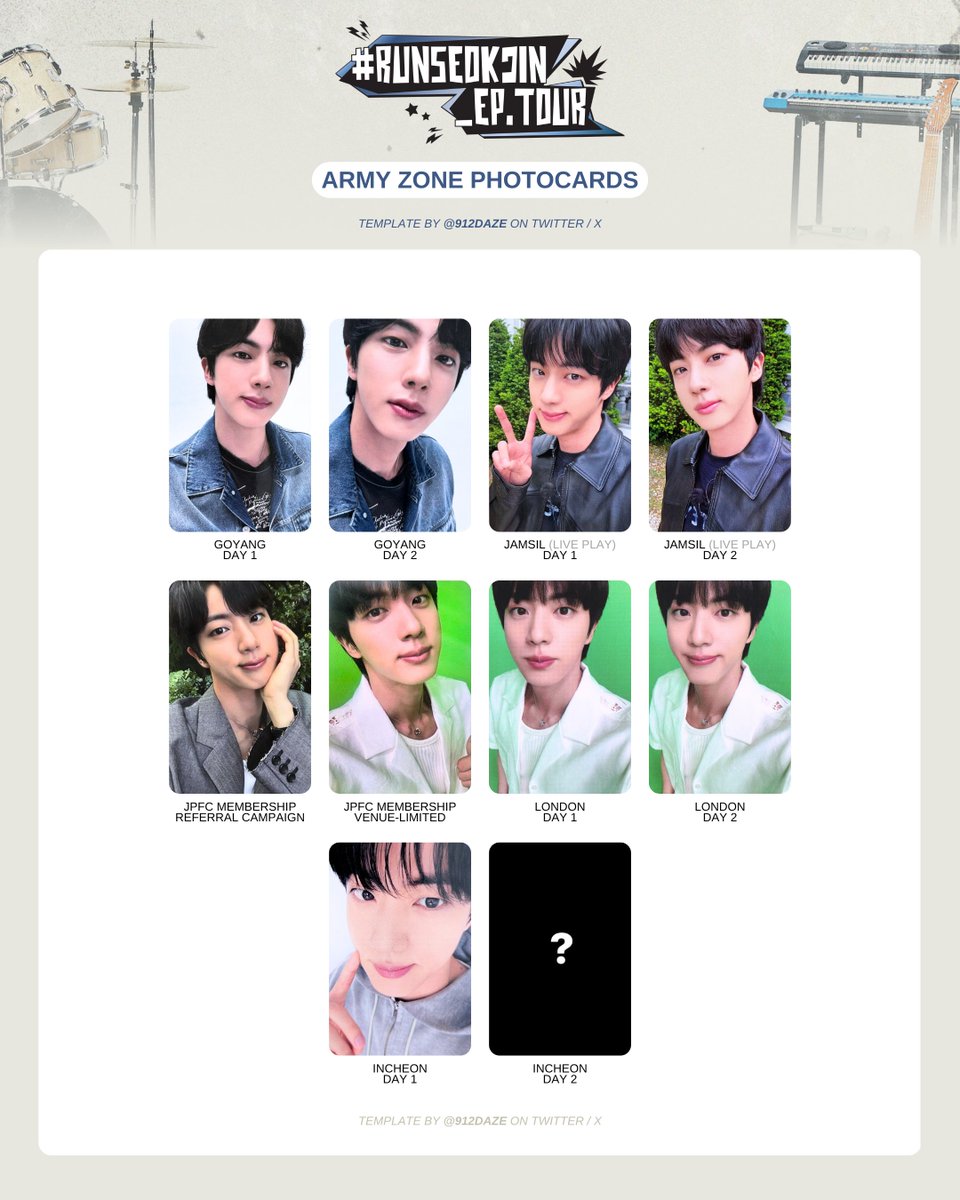 JIN ARMY Zone 아미존 Incheon Day 1! Thank you @takemetobbt for the