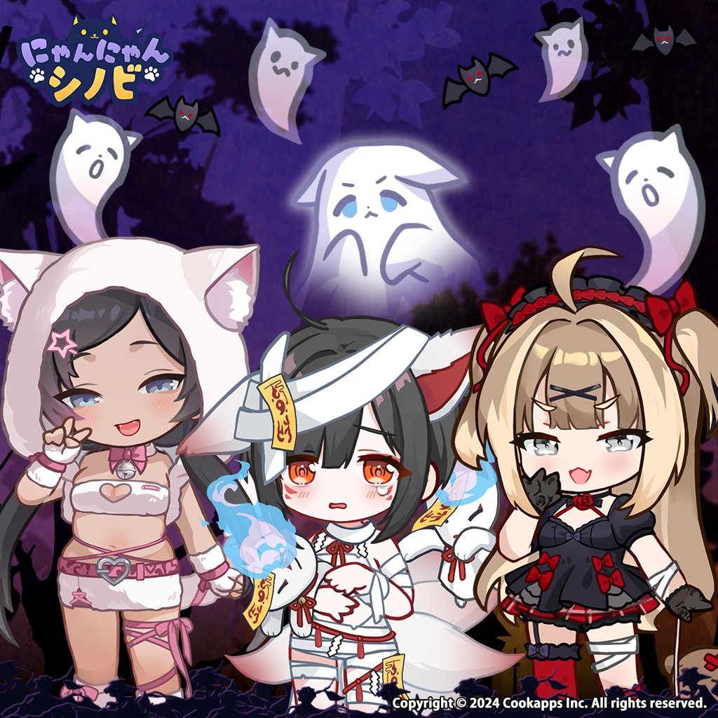 ★740★Halloween親子にゃんこ ☆740☆Halloween親子にゃんこ