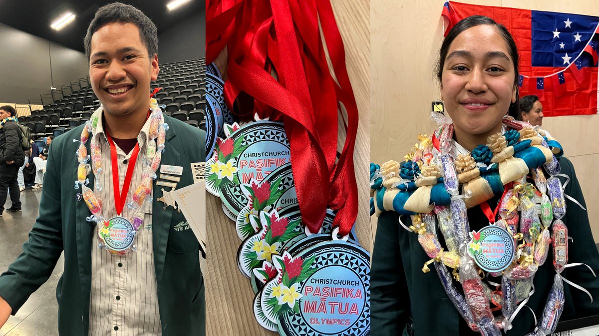 Awesome Makerspace project. Heat Transfer Vinyl onto Laser Cut wood to create stunning medals for these amazing young people who volunteered for the Pasifika Mātua Olympics. Made in the Library! <a href="/Makerspaces_com/">Makerspaces.com</a> <a href="/L2_S2S/">Libraries & Learning</a> <a href="/WiljDekkers/">Wilj Dekkers</a> <a href="/GCSNinAction/">Greater Christchurch Schools' Network</a>