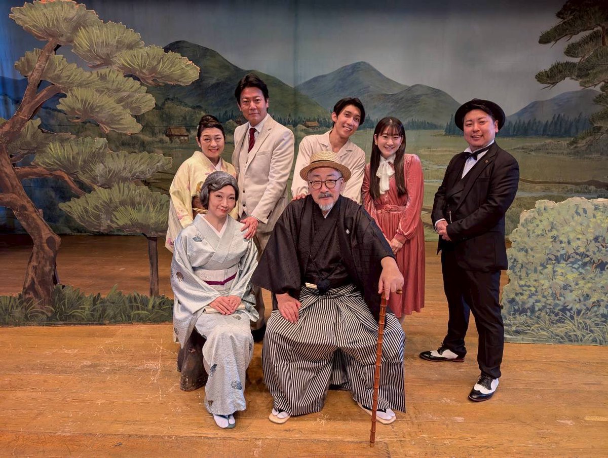 KN7_msc's tweet image. #劇団ゆめいろ
秋田県小坂町 #康楽館 
『 #秋の花道 』
全65公演完走！
素敵なお客様との出会いに恵まれ、愛のあるスタッフさんに支えてもらい、第2の家族やんっていうくらい大好きな共演者の皆様と過ごせて幸せでした。
１日１日が忘れられない大切な時間。
感謝で胸が一杯です😌

葉子役/喜多村夏実