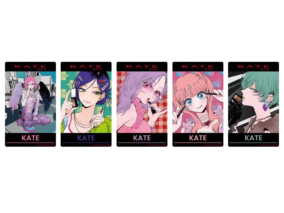 KATETOKYO_PR's tweet image. 本日情報解禁➰-`📢

11/1 (土) よりKATE SHIBUYA来店特典『KATE TICKET』の新ビジュアルを展開いたします💌

新ビジュアルはなんと！あの話題作【推しの子】 などを手掛ける横槍メンゴ (@Yorimen) 氏が描きおろしてくださいました✨

自分だけのオリジナルチケット制作、是非体験してみてください🖤