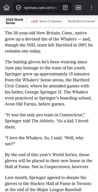 <a href="/TSN_Sports/">TSN</a> George Springer, huge Hartford Whalers fan and played pucks at AOF like myself.