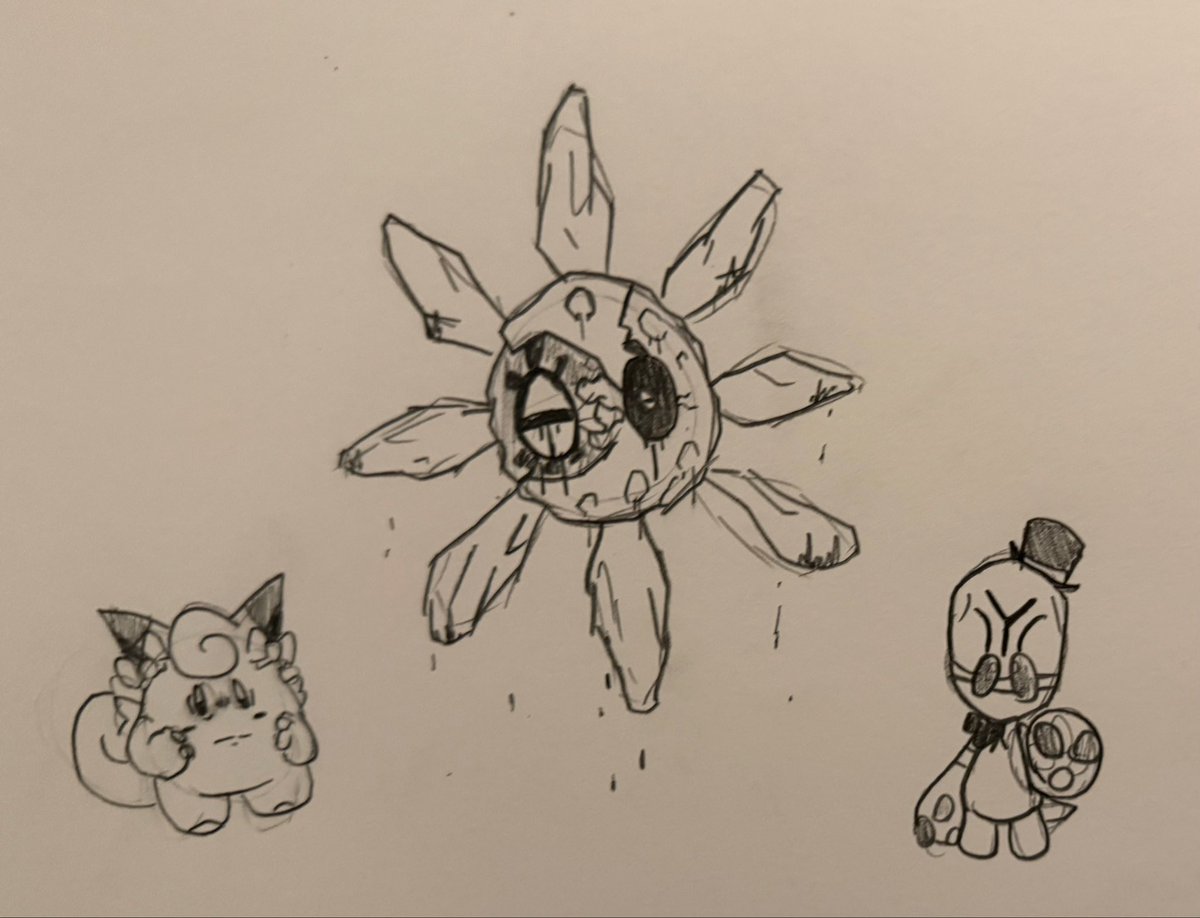 mrax915's tweet photo. I’m not good at drawing on tablet but I love the idea of a Pokemon Asym so I just doodled a lil’ something. #50ktomatosandwich https://t.co/QbWUE26G83