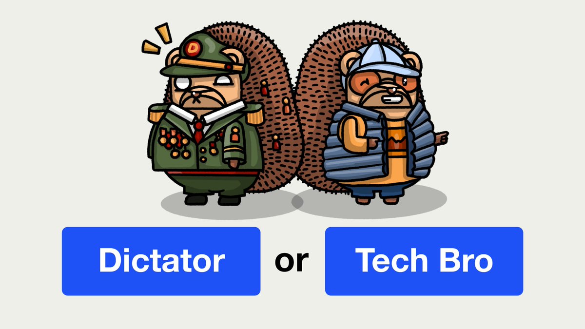 AbrarNotes's tweet image. Who said it, Dictator or Tech Bro? 
zurl.co/W61oo A game from folks at @posthog #tech #techbro
