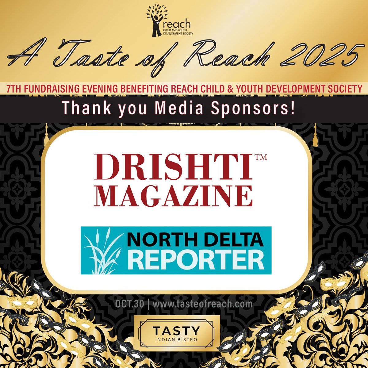 Thank you Taste of Reach 2025 Media Sponsors <a href="/NorDelReporter/">North Delta Reporter</a> <a href="/DRISHTIMAGAZINE/">DRISHTI MAGAZINE</a> ! Your support directly impacts children with special needs and their families!