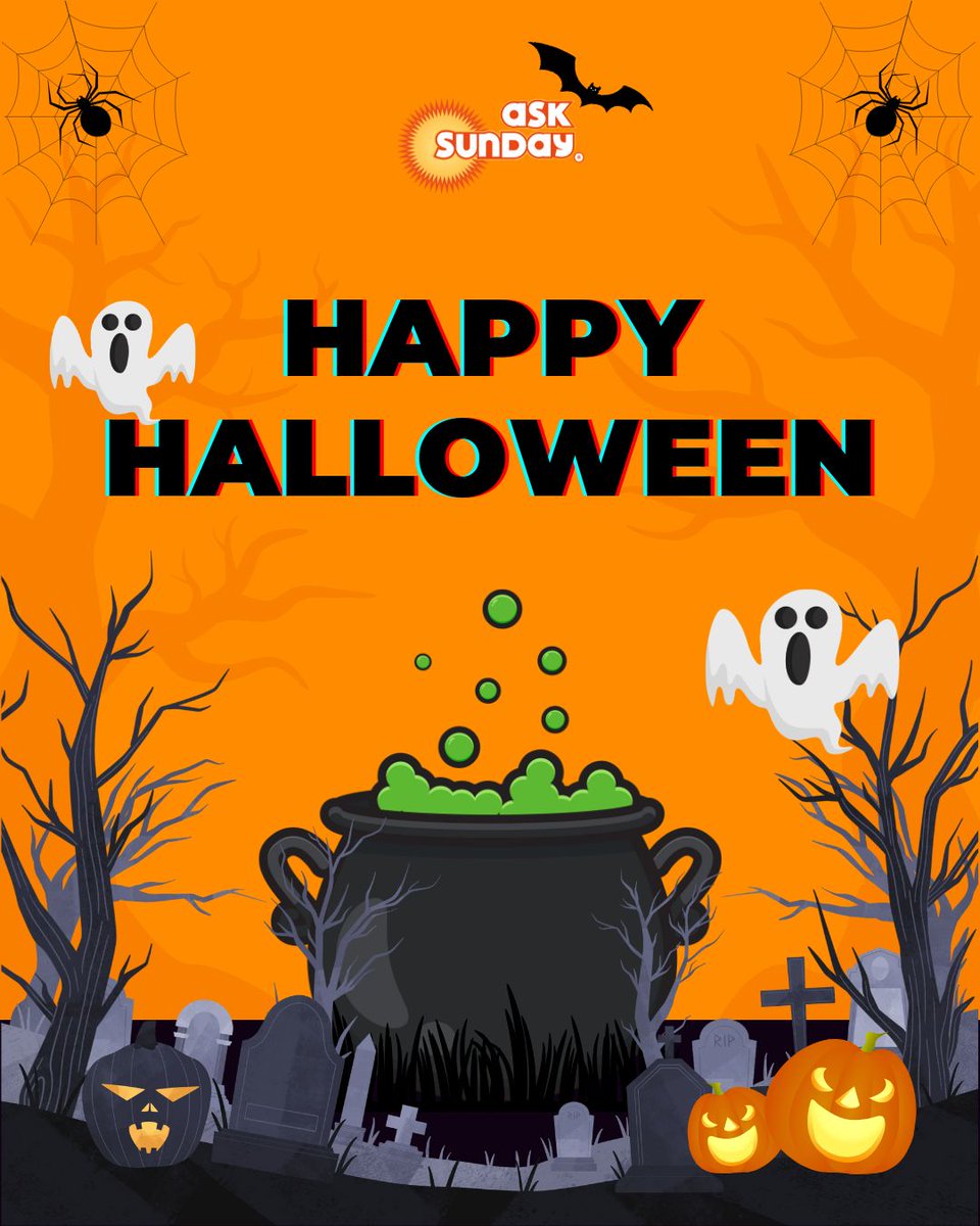 🎃👻 Happy Halloween!

Wishing you spooky fun, sweet treats &amp; a dash of magic! 🍬✨

Stay safe &amp; have a hauntingly good night! 🕸️🧡

#HappyHalloween #SpookySeason #HalloweenVibes
