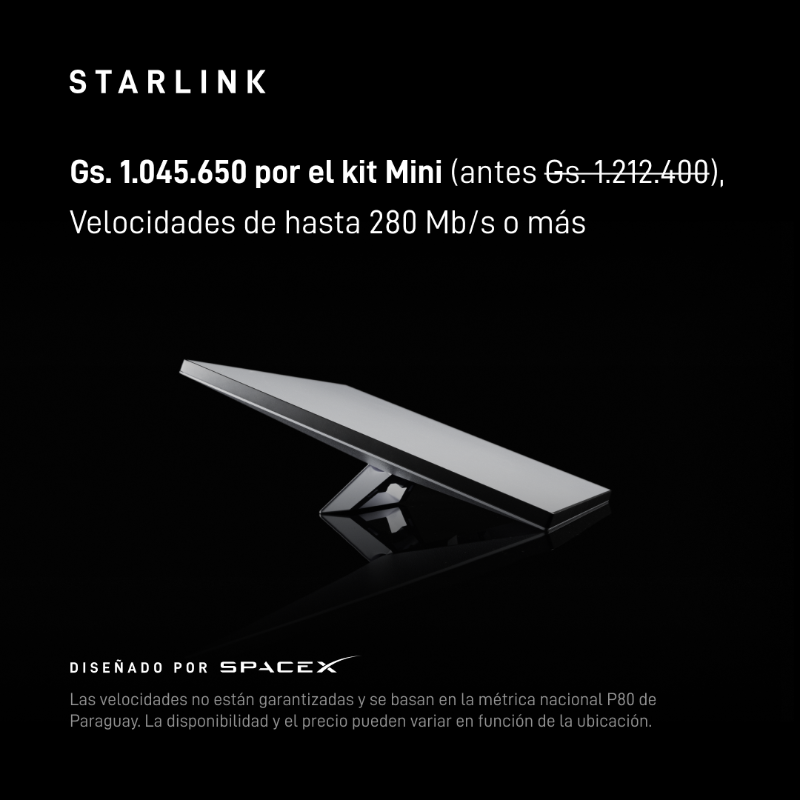 Starlink's tweet photo. Starlink ofrece internet estable y de alta velocidad para streaming, videollamadas, juegos en línea y más. 

Fácil de pedir en línea en menos de 2 minutos.