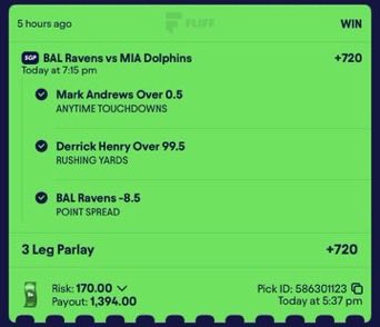 clutchpicks22's tweet photo. Mannn I been on one this NFL SZN 🔥🔥🔥

What a night to be a dub🤑🤑🤑

We cashed a 2 man &amp; a 4 man ✅✅

&amp; a +720 book 📖 play bang out ✅✅

All plays posted in DubClub ⬇️

Flex Friday and the night club is on the way tap on link below👇

https://t.co/IC268guOin

#SportBetting https://t.co/B9CzljgJ3X