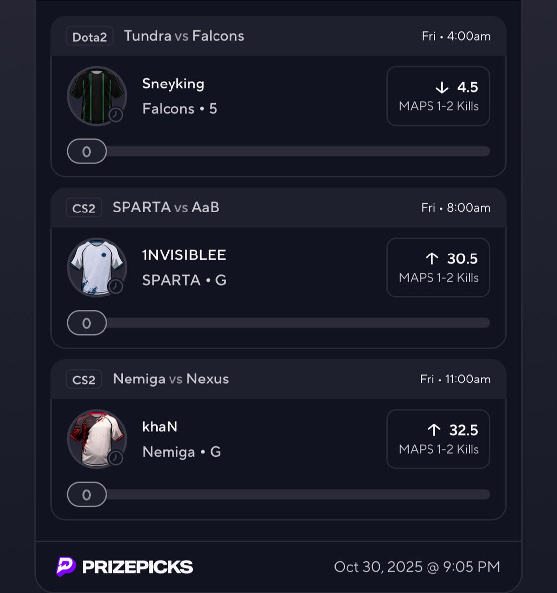 DoughhhDfs's tweet photo. PrizePicks CS2 Wake And Cash

No more fun and games. This is the one.

1U

❤️if tailing https://t.co/C84nmnjaVA