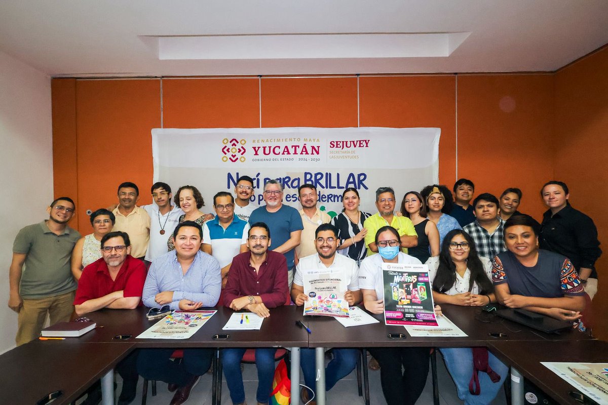 #YaajYucatán 🏳️‍🌈🏳️‍⚧️ Participamos en la Segunda Sesión Ordinaria del Comité Estatal de la Diversidad Sexual de Yucatán, un espacio plural, consultivo y representativo que articula los esfuerzos entre instituciones públicas y sociedad civil para avanzar hacia un estado libre de