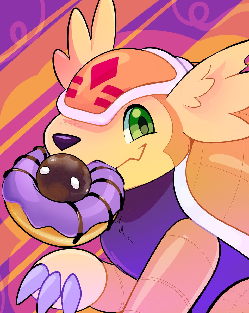 EctoDrool's tweet image. 🎃Happy Halloween!! 🎃

i&apos;ve never had one of these donuts, but they&apos;re so cute!

#digimon #halloween