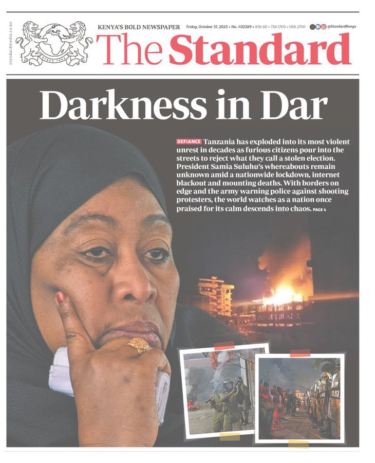 Tanzania imekuwa Inchi yenye Amani, lkn Idi Amin Mama Suluhu ameleta Giza