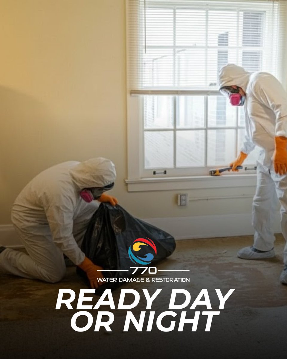 770waterdamage's tweet image. We don’t just fix homes — we restore comfort. Our team works quickly and compassionately so you can feel safe again.

#CaringRestoration #FastResponse #WaterDamageHelp #PeaceOfMind #770WaterDamage