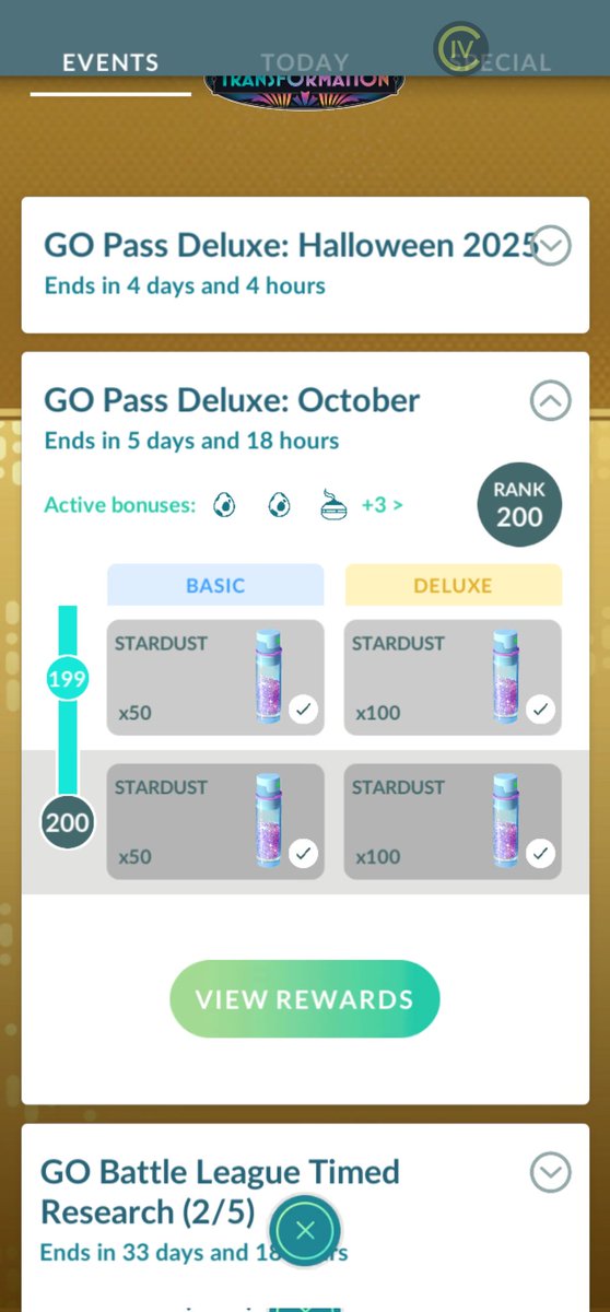 BlueNephros's tweet photo. Both passes, basic and deluxe, completed.....
Aaaaaannnnnddd breathe....
#GoPassDeluxe #Pokemon #PokemonGO #PokemonGOApp #BlueNephros #1BillionXP https://t.co/RWlR4uG4MV