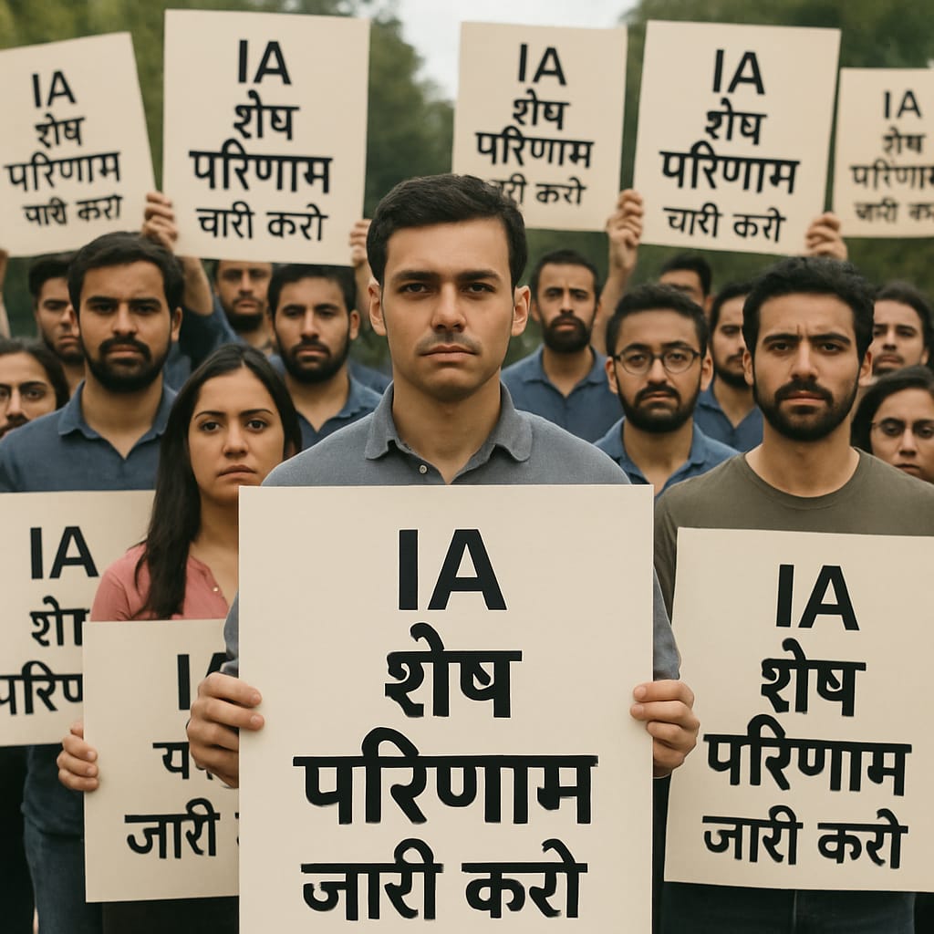 📢 सूचना सहायक भर्ती 2023
  waiting लिस्ट+बचे हुए hold result जारी करो 

हमारी मांग है 👇
✅ IA शेष परिणाम जारी करो
✅ waitng का रिजल्ट जारी करो 
#IA_शेष_परिणाम_जारी_करो
<a href="/alokrajRSSB/">Alok Raj</a> <a href="/educationnagari/">Education Nagari</a> <a href="/Ra_THORe/">Col Rajyavardhan Rathore</a> <a href="/educationnagari/">Education Nagari</a> <a href="/DoITCRaj/">Dept of IT&C, Raj</a>